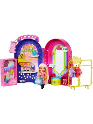 Barbie® Mini Oyuncaklar, Bebek ve Aksesuarlarla Barbie® Extra Butik Seti