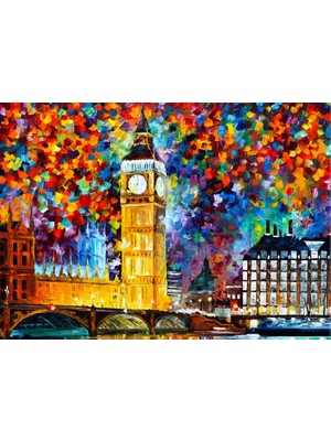 Cloud Renk Londra Big Bell Dıy Elmas Mozaik Tablo Mozaik Puzzle 30X40 Cm Dekorları Tablo (Yurt Dışından)