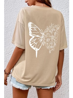 Trendypassion  Drawing Butterflies Tasarım T-Shirt