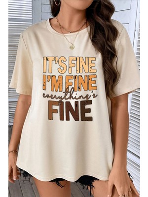 Trendypassion  Fine Baskılı T-Shirt