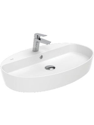 Creavit LP171 Loop Tezgah üstü Oval Çanak Lavabo 40X70 cm