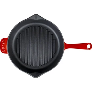 Döküm Yuvarlak Izgara Tava Metal Kulplu 28 cm