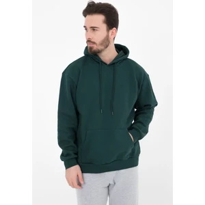 Erkek Kapüşonlu Sweat Yeşil