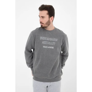 defy's Erkek Baskılı Sweatshirt Antrasit