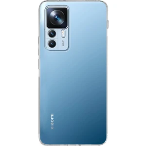 Kzy Xiaomi Mi 12T Pro ile Uyumlu Kapak Kamera Korumalı Tıpalı Şeffaf Silikon Kılıf