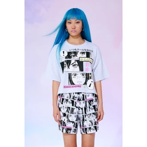 Anime Baskılı Şort Pijama Altı-Anime Koleksiyonu