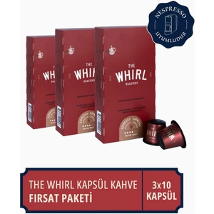 The Whirl Espresso Medium Kapsül Kahve 3'lü Fırsat Paketi 30 Kapsül