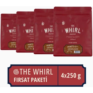 The Whirl Filtre Brunetta 431°F Çekilmiş Kahve 4 x 250 gr