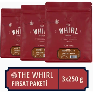 The Whirl Brunette 431°F Çekirdek Kahve 3'lü Fırsat Paketi