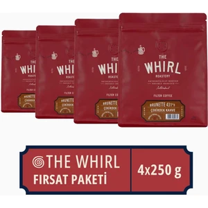The Whirl Brunette 431°F Çekirdek Kahve 4'lü Fırsat Paketi