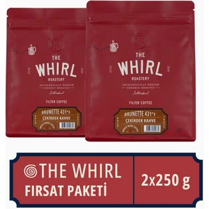 The Whirl Brunette 431°F Çekirdek Kahve Fırsat Paketi 250 gr x 2 Adet