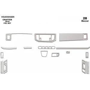 meriç cockpit design Meriç® Volkswagen Crafter Ön Torpido Kaplama Maun 28 Parça 2020-›