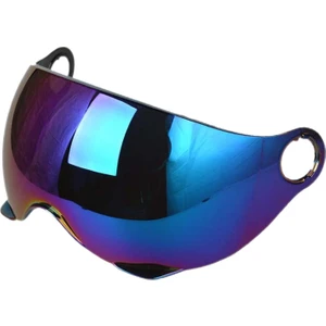 Kalkan Visor Lens Renkli Flip Flip Yukarı Motosiklet Kaskına Uygun 3 Snap Short (Yurt Dışından)
