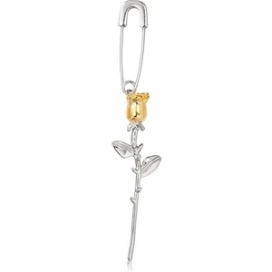 Şahmaran Şahsu Gül Figürlü Titanyum Çelik Küpe (Yurt Dışından)