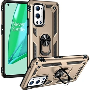 Oneplus 9 Pro Için Çift Katmanlı Ağır Askeri Sınıf Darbeye Halkalı Standlı Kılıf (Yurt Dışından)