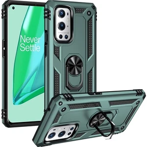 Oneplus 9 Pro Için Çift Katmanlı Ağır Askeri Sınıf Darbeye Halkalı Standlı Kılıf (Yurt Dışından)