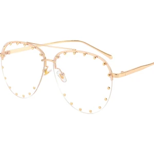 Unisex Güneş Gözlüğü - Altın/şeffaf (Yurt Dışından)