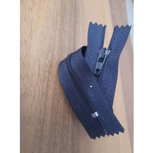 Siyah Fermuar T.5 Plastik DIPLI18 Cm,1 Paket 20 Adet