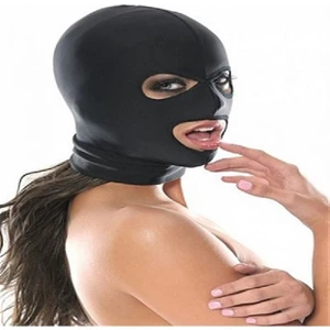 Sevindik Medikal Fetish Maske Spandex 3 Delikli