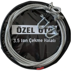 Halidi Çeki Halatı Çelik Izoleli Oto Çekme Halatı 3,5 Ton