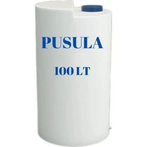 Su Depoları Polietilen 100 Lt Beyaz Dikey Su Deposu / Vanalı