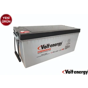 12 V 225 Ah Jel Akü Deep Cycle Nanocarbon ÜRETİM YILI :(2025)