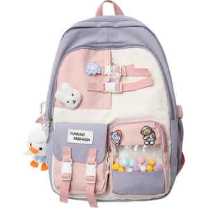 Situ Store Çok Bölmeli Büyük Kapasiteli Sırt Çantası - Pembe (Yurt Dışından)