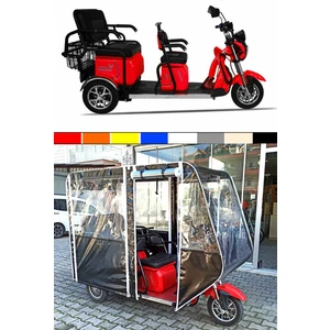 Güven Tente Arora Xlt 48 Derya Elektrikli 3 Tekerli Motosiklet Kışlık Tente