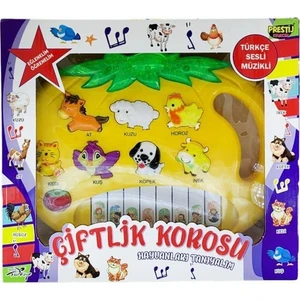 Prestij Oyuncak Türkçe Sesli Hayvanları Tanıyalım Çiftlik Korosu Çilek Piyano