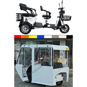 Güven Tente Kral 301 Mira Elektrikli 3 Tekerli Motosiklet Kışlık Tente