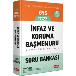 Data Yayınları 2023 Ceza ve Tevkifevleri İnfaz ve Koruma Başmemuru GYS Soru Bankası