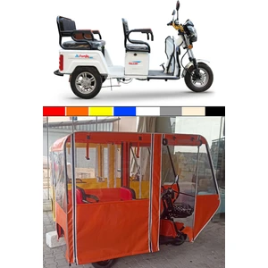 Güven Tente Falcon Family 8000 3 Tekerlekli Elektrikli Motosiklet Kışlık Tente