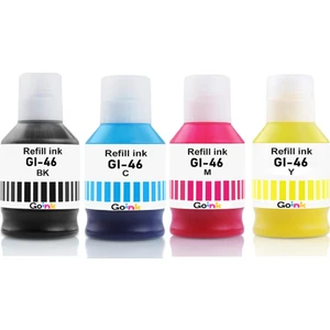 Canon Gı-46 4 Renk Pigment Muadil Mürekkep GX3040/GX4040/GX5040/GX6040/GX7040 Siyah (Black)