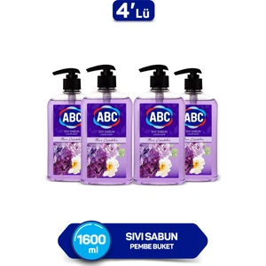 Abc Sıvı Sabun Mor Çiçekler 400 ml 4 Lü
