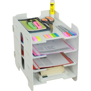 Dosya Düzenleyici Masa Üstü Organizer Ahşap Evrak Raflı Model 1