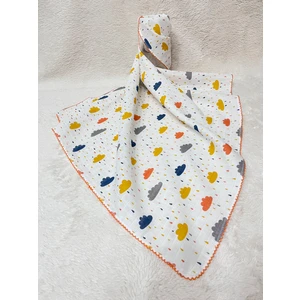 Masal Baby Kids Çok Amaçlı Müslin Örtü 80 x 90 cm Yeni Doğan & Bebek & Çocuk Renkli Bulut Müslin Bez & Müslin Battaniye