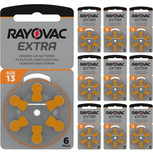 Extra 13 Numara Işitme Cihazı Pili (10 Paket x 6 Adet = 60 Adet Pil)