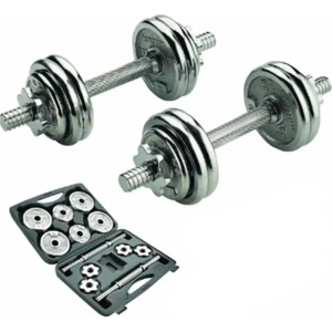 Ckspor 15 kg Krom Dumbell Seti Çantalı Döküm Plaka Dambıl Seti  CKS15