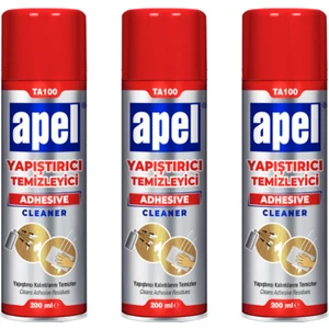 TA100 Yapıştırıcı Temizleyici 200 ml 3'lü