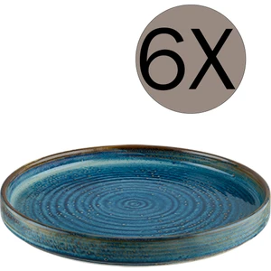 Porselen Sapphire Düz Tabak 28 cm 6'lı Takım SPH28DZ