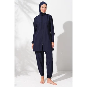 Pierre Cardin Uzunkollu Fermuarlı Paraşüt Kumaş Tesettür Mayo 231915