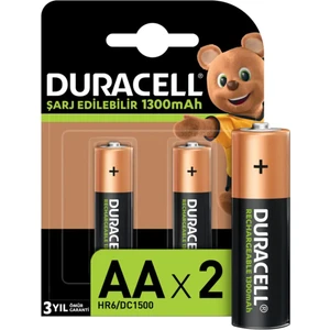 Şarj Edilebilir Basic Aa Piller, 2 Adet 1300 Mah Pil 5000394107892