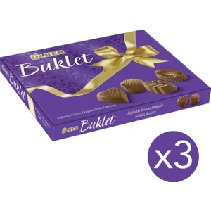 Buklet Dolgulu Ikramlık Çikolata 200 gr 3 Lü