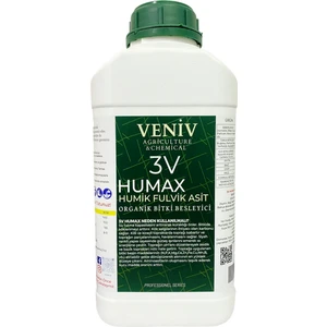 3V Humax Bitkisel Menşeli Organik madde%50+ Humik Fulvik Asit 5l/6.3 kg