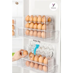 Yumurtalık 3 Katlı 30'lu Yumurta Saklama Kabı