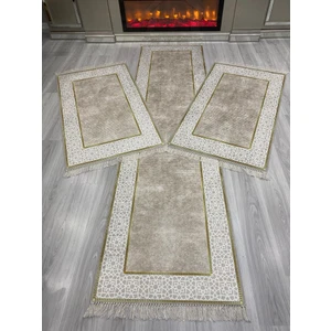 Allgelsin yatak Odası Halısı Seti 3 'lü Yatak Odası Halı Takımı 2 Adet 80X150 1 Adet 80X300 cm Halı Seti