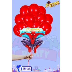Lasagna Store Spiderman Temalı  Folyo Balon Seti