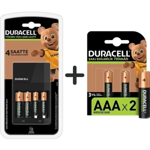 Cef 14 Şarj Aleti ve Şarj Edilebilir Aaa 750MAH 2 Pil 50003941184618