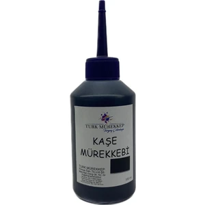 Turk Mürekkep Kaşe Mürekkebi 100 ml Siyah