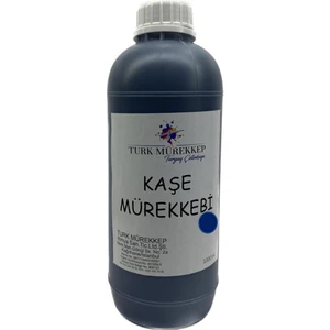 Turk Mürekkep Kaşe Mürekkebi 1000 ml Mavi